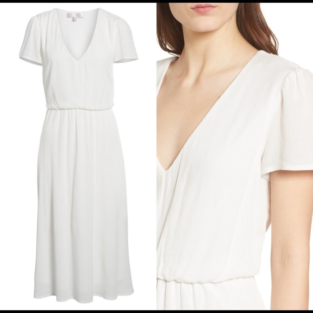 WAYF Blouson Dress